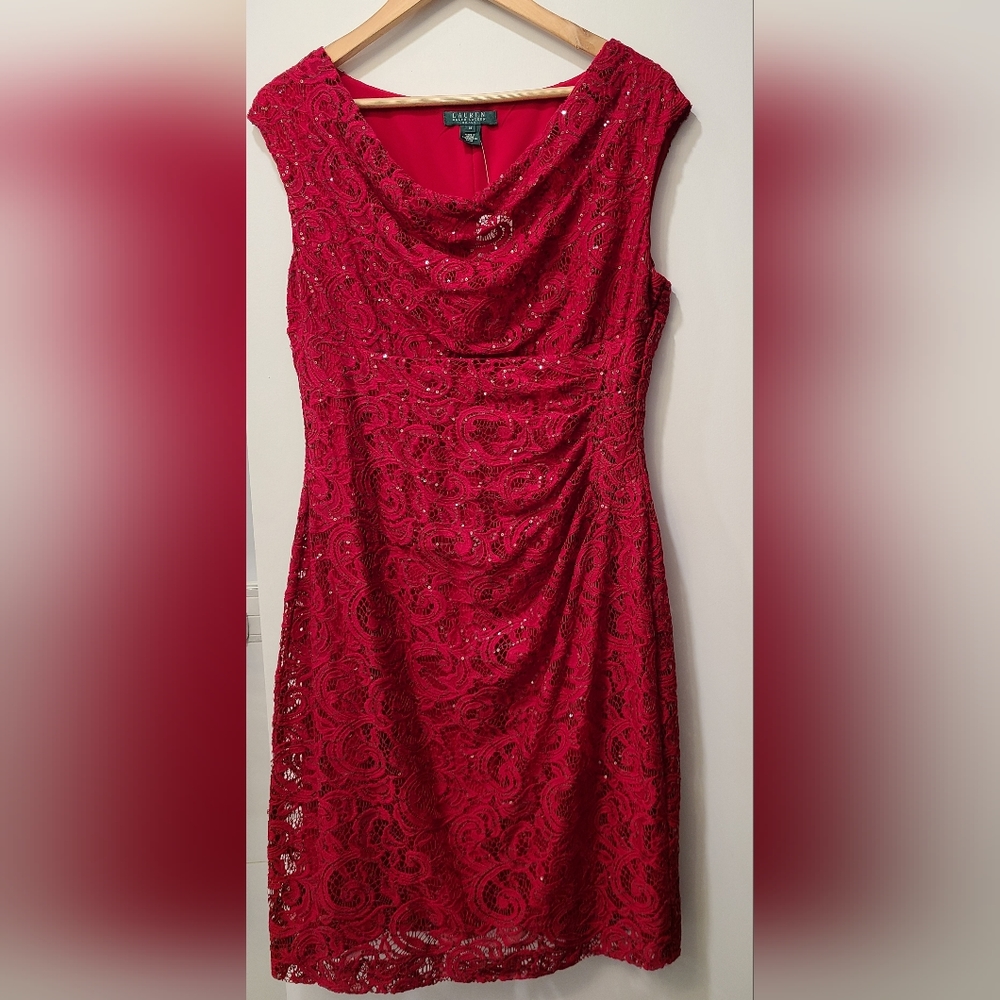 Lauren Ralph Lauren Holiday Red Dress